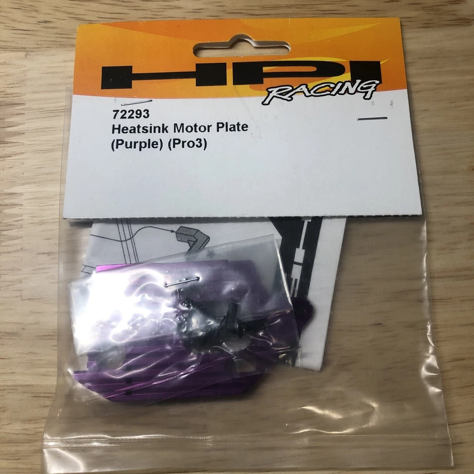 HPI #72293 Heatsink Motor Plate (Purple) (Pro 3) RS4