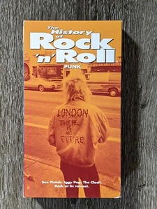 Vintage 1995 The History of Rock N Roll Punk VHS Tape Documentary Music Film - Picture 1 of 7