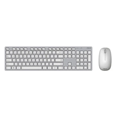 [DHL to US]NEW ASUS W5000 EN/CH Wireless Keyboard Mouse Bundle Set for PC- White - Image 1 of 4