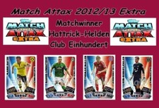 Topps Match Attax EXTRA 2012/13 - Matchwinner - Hattrick Hero - Club One Hundred