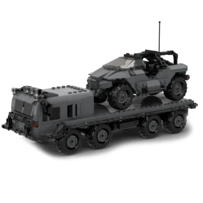 Futuristic Combat 8×8 All Terrain Multi-utility Truck & 4x4 Vehicle 810 Pieces - Image 1 of 4