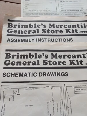 Brimbles General Store 8022 Greenleaf Schematics Drawings Only Instructions 1985 - Image 1 of 4