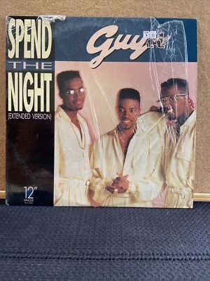 GUY "Spend The Night" 1989 Uptown 12" Extended Version MCA-23958  EX - Image 1 of 2