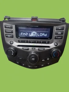 2003 2007 Honda Accord Radio CD Player 6 Disc Climate Control 39175-SDA-A120-M2 - Picture 1 of 8