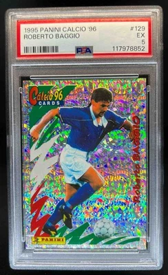 1995-96 Panini Calcio Serie A Roberto Baggio #129 Italia PSA 5 Foto 1 de 2
