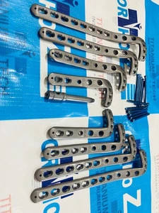 Locking Proximal Tibiä Floß 5,6, 8 & 10 Lochplatte & 3,5 mm Schrauben -55 Stück-TITanim - Bild 1 von 5