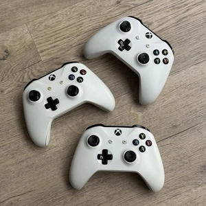 3 X Microsoft Official Xbox One Wireless Controller - White Model 1708 See Pics - Picture 1 of 12