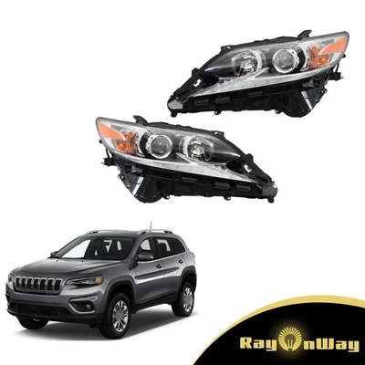 For 2016-2017-2018 Lexus ES350 ES300H Left&Right Projector Headlights w/ LED DRL Foto 1 de 4