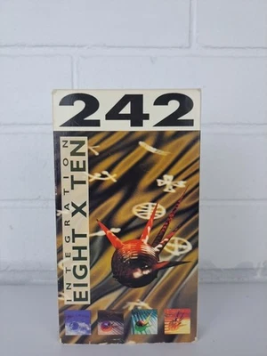 FRONT 242 Integration Eight X Ten VHS Album ELECTRONIC Techno EBM Sony 1992 NTSC - Image 1 of 4
