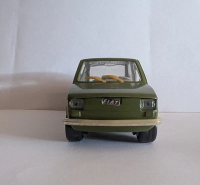 POLITOYS Fiat 126 (Serie S 17)  verde  modellino auto scala  1/25 - Immagine 1 di 4