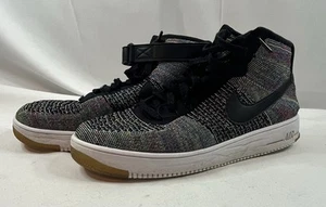 Nike Air Force 1 Ultra Flyknit Mid Multicolor Rainbow Mens Size 13 US 817420-601 - Picture 1 of 11