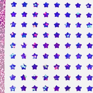 4mm Holographic Sparkle Star Stickers! - **VERY TINY!!!** - Choose a Color! - Picture 1 of 4