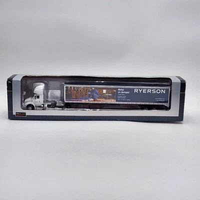 SpecCast 1:64 Scale International Semi Tractor & Ryerson Single Door Box Trailer - Image 1 of 4