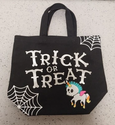 Bolso de Mano Bath and Body Works Halloween con Esqueleto Unicornio Estilo Gótico Foto 1 de 4