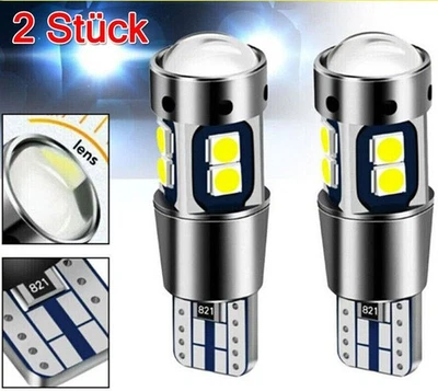 2X T10 LED Lampe Weiß 5W 12V SMD CANBUS Standlicht Innenraum Glassockel Licht - Bild 1 von 4