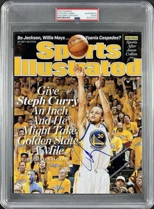STEPHEN CURRY Autograph AUTO 8x10 PSA SLABBED Sports Illustrated Photo PSA/DNA - Picture 1 of 3