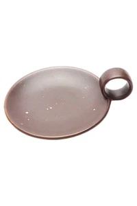 FERM LIVING Kerzenhalter, rund, braun, Keramik, skandinavisch - Bild 1 von 2