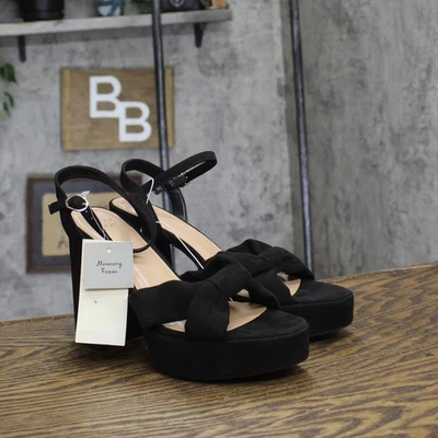 Tacones de plataforma Riah con plantilla de espuma viscoelástica A New Day para mujer 88075205 negros 8M Foto 1 de 4