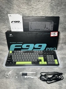Aula F99 Pro Black 3 in 1 Hot Swapable RGB Gasket Mechanical Keyboard - Bild 1 von 5