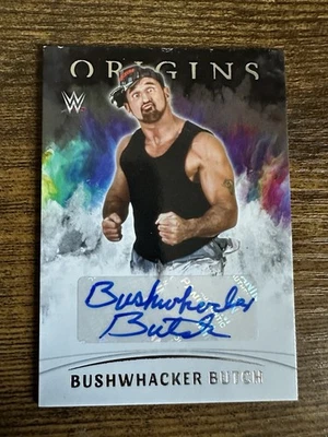 BUSHWHACKER BUTCH 2022 Panini Chronicles Origins WWE HOF AUTO Legend AUTOGRAPH - Image 1 of 2