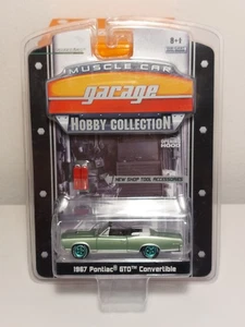 Greenlight Muscle Car Garage 1967 Pontiac GTO Convertible Green...B3 - Picture 1 of 6