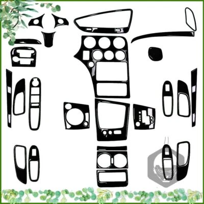 Kits completos de cubierta interior negro piano 30 piezas para Alfa Romeo 159 Brera Spider Foto 1 de 4