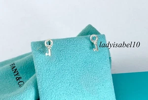 Mini pendientes de tachuelas Tiffany & Co. amor plata esterlina regalo con caja - Imagen 1 de 8