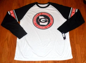 New GEORGIA BULLDOGS Mens Size- Large NCAA Levelwear BALLPARK Shirt - Picture 1 of 6