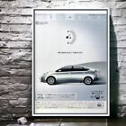Authentic Official Vintage TOYOTA PRIUS mk2 Ad Poster NHW20 Hybrid