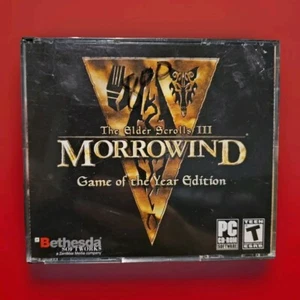 The Elder Scrolls III: Morrowind Game of the Year Edition PC 2003 3 Discs LESEN - Bild 1 von 6