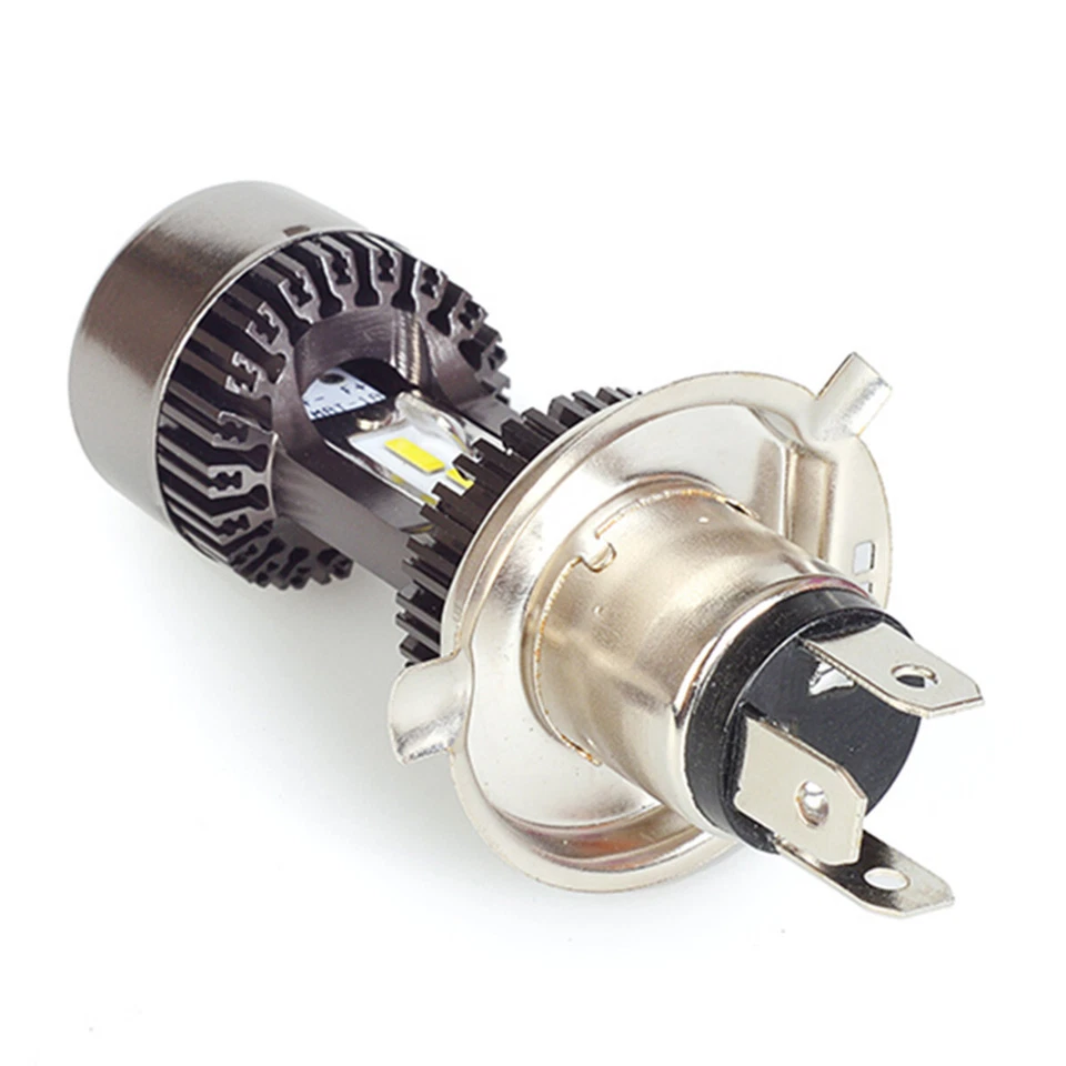Motorcycle H4 High Low Beam LED Super Bright Headlight Fog Bulb 30W 3200LM 6000K - Image 1 of 4
