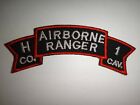 H Company 75th Inf Rgt 1st Cavalry Div. AIRBORNE RANGER Vietnam War Scroll Patch