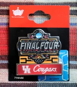 2025 NCAA Men's Final Four San Antonio Pin Lapel Houston Cougars Collector - Picture 1 of 1
