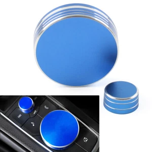 Central Control Volume Knob Cover Fit Cadillac CT5 CT6 XT4 XT5 XT6 2019-20 Blue - Picture 1 of 10