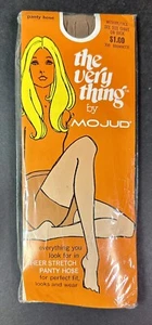 Vintage Mojud The Very Thing Nude Pantyhose Medium Tall Brownette Lingerie Hose - Picture 1 of 2