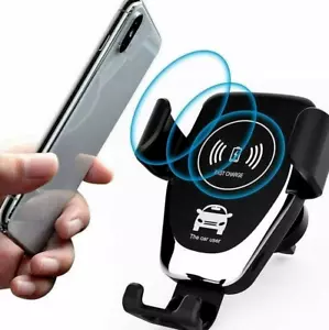Wireless Car Charger Mount Auto Clamping Fast Charging Mount 10W Qi - Picture 1 of 21