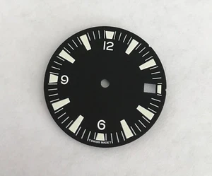 White SM w/date Seamaster 300 Style Dial for Seiko 7S26 Movement 28.5mm - Picture 1 of 1