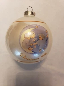 Adorno de Navidad vintage 1986 SCHMID Berta Hummel 'Tell The Heavens' con caja excelente - Imagen 1 de 4