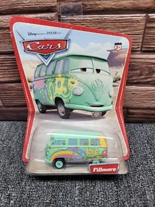 Disney Pixar Cars Fillmore VW Microbus 2005 Desert Card Original Series 16 Back - Picture 1 of 3
