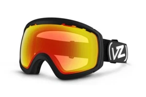 VON ZIPPER FEENOM SNOW GOGGLES | GLOSS BLACK / CLEAR CHROME ORANGE GMSN7FEN-BOC - Picture 1 of 4