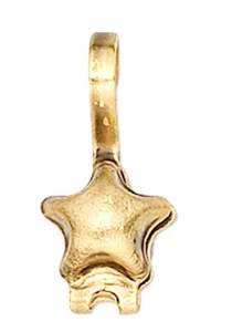 100 Antiqued Gold Plated Brass 9x5mm Star Bead Tips to Hide Knots - Picture 1 of 2