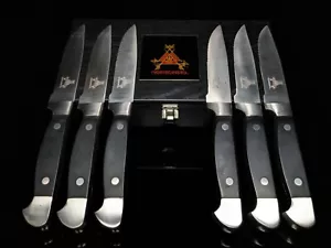 Steakmesser Edelstahl 6er Set Neu im Karton - Bild 1 von 12