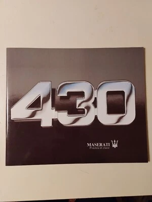 Maserati 430 Brochure - Immagine 1 di 3