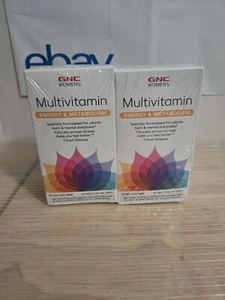 (2 Pack) GNC Women's Energy & Metabolism Multivitamin 90 Tablets Each  - Picture 1 of 4