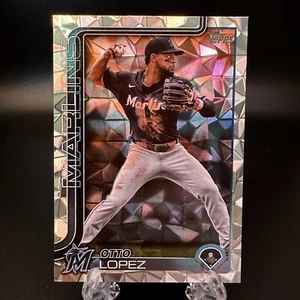 2025 Topps Series 1 Otto Lopez Diamante Foil #172 Miami Marlins - Picture 1 of 2