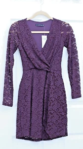 Abercrombie & Fitch A&F Damen Twist-Front Spitzenkleid Gr. XXS Neu mit Etikett - Bild 1 von 8