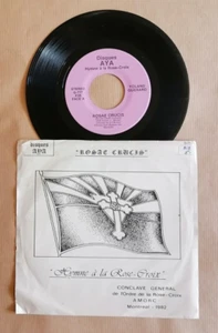 Inno Alla Rosa-Croce ROSAE CRUCIS Yoland Guérard 7" 45G AYA G-777 Léon Bernier - Picture 1 of 2