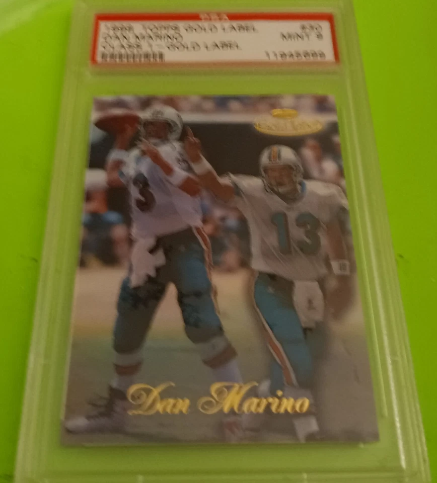 1998 DAN MARINO Topps Gold Label Class 1 Gold Label #30 Dolphins HOF PSA 9 MINT  - Image 1 of 1