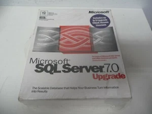 Microsoft SQL Server 7.0 Promotional Sample Supports 5 Clients Factory Sealed - Picture 1 of 6