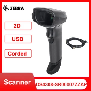 Zebra Motorola Symbol DS4308-SR00007ZZAP 1D/2D Digital Barcode Scanner w/ Cable - Picture 1 of 9